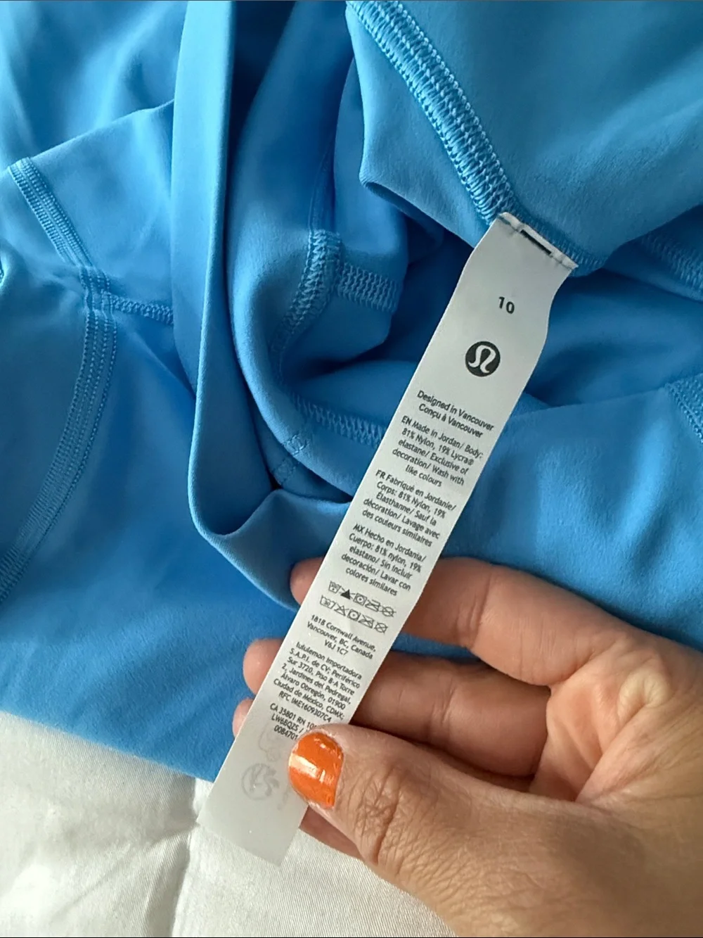 lululemon athletica Bright Blue High-Rise Leggings